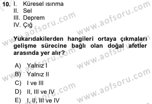 Kamu Yönetiminde Çağdaş Yaklaşımlar Dersi 2015 - 2016 Yılı (Vize) Ara Sınav Soruları 10. Soru