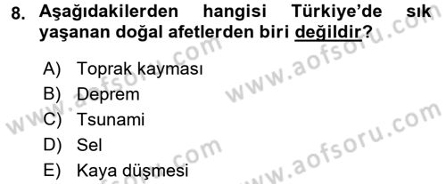 Kamu Yönetiminde Çağdaş Yaklaşımlar Dersi 2016 - 2017 Yılı (Vize) Ara Sınav Soruları 8. Soru