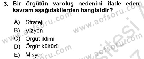 Kamu Yönetiminde Çağdaş Yaklaşımlar Dersi 2016 - 2017 Yılı (Final) Dönem Sonu Sınav Soruları 3. Soru