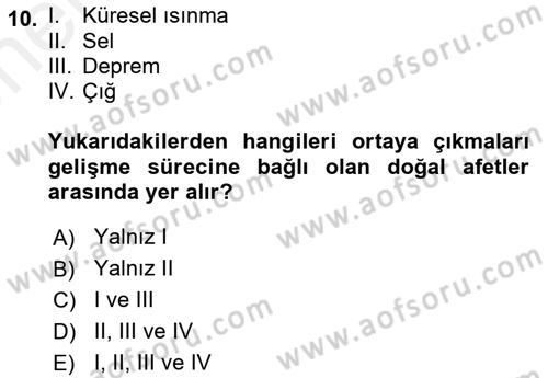 Kamu Yönetiminde Çağdaş Yaklaşımlar Dersi 2018 - 2019 Yılı (Vize) Ara Sınav Soruları 10. Soru