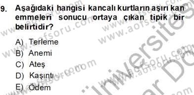 Temel Veteriner Parazitoloji Dersi 2013 - 2014 Yılı (Final) Dönem Sonu Sınav Soruları 9. Soru