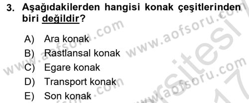 Temel Veteriner Parazitoloji Dersi 2016 - 2017 Yılı (Final) Dönem Sonu Sınav Soruları 3. Soru