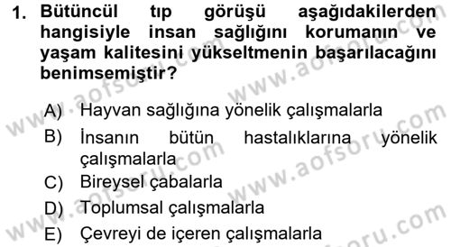 Hijyen ve Sanitasyon Dersi 2015 - 2016 Yılı (Final) Dönem Sonu Sınav Soruları 1. Soru