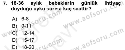 Hijyen ve Sanitasyon Dersi 2017 - 2018 Yılı 3 Ders Sınav Soruları 7. Soru
