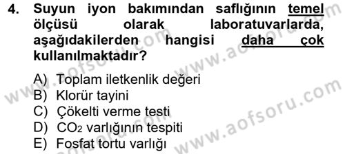 Veteriner Laboratuvar Teknikleri ve Prensipleri Dersi 2012 - 2013 Yılı (Vize) Ara Sınav Soruları 4. Soru