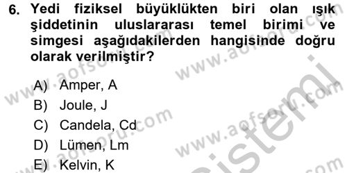 Veteriner Laboratuvar Teknikleri ve Prensipleri Dersi 2016 - 2017 Yılı (Vize) Ara Sınav Soruları 6. Soru