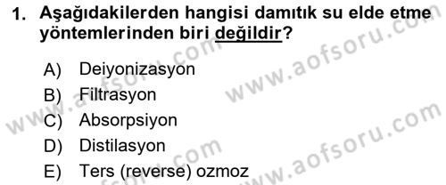 Veteriner Laboratuvar Teknikleri ve Prensipleri Dersi 2017 - 2018 Yılı 3 Ders Sınav Soruları 1. Soru