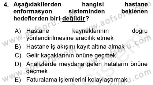 Veteriner Laboratuvar Teknikleri ve Prensipleri Dersi 2017 - 2018 Yılı (Final) Dönem Sonu Sınav Soruları 4. Soru
