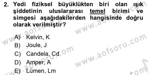 Veteriner Laboratuvar Teknikleri ve Prensipleri Dersi 2018 - 2019 Yılı 3 Ders Sınav Soruları 2. Soru