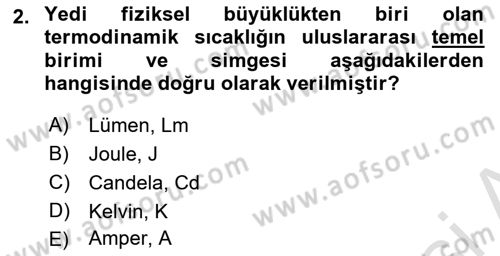 Veteriner Laboratuvar Teknikleri ve Prensipleri Dersi 2021 - 2022 Yılı (Vize) Ara Sınav Soruları 2. Soru