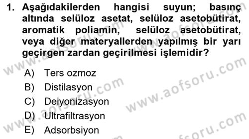 Veteriner Laboratuvar Teknikleri ve Prensipleri Dersi 2023 - 2024 Yılı Yaz Okulu Sınav Soruları 1. Soru