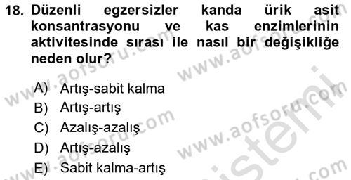 Veteriner Laboratuvar Teknikleri ve Prensipleri Dersi 2024 - 2025 Yılı Yaz Okulu Sınav Soruları 18. Soru