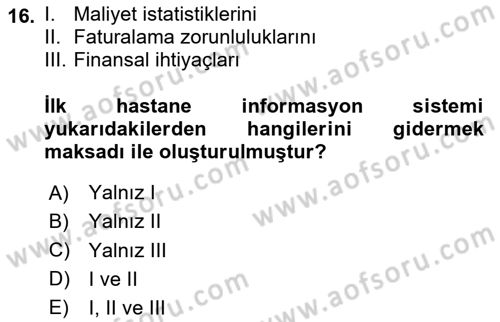 Veteriner Laboratuvar Teknikleri ve Prensipleri Dersi 2025 - 2026 Yılı (Vize) Ara Sınav Soruları 16. Soru