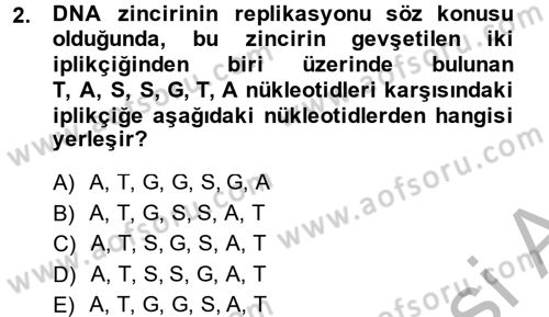 Temel Veteriner Histoloji ve Embriyoloji Dersi 2014 - 2015 Yılı (Final) Dönem Sonu Sınav Soruları 2. Soru