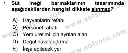 Temel Sürü Sağlığı Yönetimi Dersi 2015 - 2016 Yılı (Final) Dönem Sonu Sınav Soruları 1. Soru