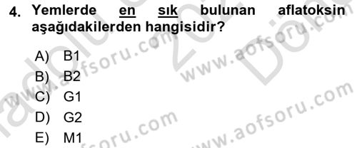 Temel Sürü Sağlığı Yönetimi Dersi 2023 - 2024 Yılı (Final) Dönem Sonu Sınav Soruları 4. Soru