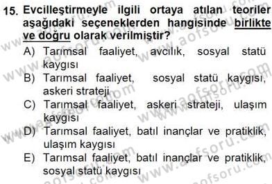 Veteriner Hizmetleri Mevzuatı ve Etik Dersi 2012 - 2013 Yılı (Final) Dönem Sonu Sınav Soruları 15. Soru