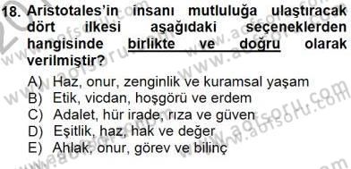 Veteriner Hizmetleri Mevzuatı ve Etik Dersi 2012 - 2013 Yılı (Final) Dönem Sonu Sınav Soruları 18. Soru