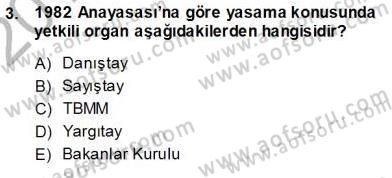 Veteriner Hizmetleri Mevzuatı ve Etik Dersi 2013 - 2014 Yılı (Vize) Ara Sınav Soruları 3. Soru