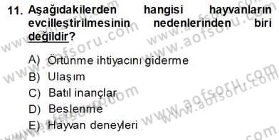 Veteriner Hizmetleri Mevzuatı ve Etik Dersi 2014 - 2015 Yılı (Final) Dönem Sonu Sınav Soruları 11. Soru