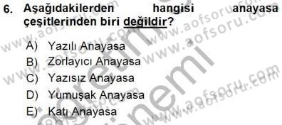 Veteriner Hizmetleri Mevzuatı ve Etik Dersi 2015 - 2016 Yılı (Vize) Ara Sınav Soruları 6. Soru