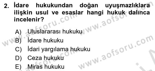 Veteriner Hizmetleri Mevzuatı ve Etik Dersi 2021 - 2022 Yılı (Final) Dönem Sonu Sınav Soruları 2. Soru
