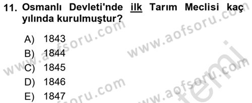 Veteriner Hizmetleri Mevzuatı ve Etik Dersi 2022 - 2023 Yılı (Vize) Ara Sınav Soruları 11. Soru