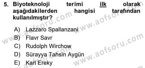 Veteriner Hizmetleri Mevzuatı ve Etik Dersi 2022 - 2023 Yılı Yaz Okulu Sınav Soruları 5. Soru