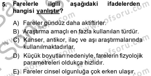 Temel Klinik Bilgisi Dersi 2013 - 2014 Yılı (Final) Dönem Sonu Sınav Soruları 5. Soru