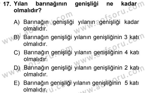 Temel Klinik Bilgisi Dersi 2014 - 2015 Yılı Tek Ders Sınav Soruları 17. Soru