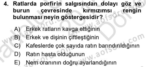 Temel Klinik Bilgisi Dersi 2015 - 2016 Yılı (Final) Dönem Sonu Sınav Soruları 4. Soru