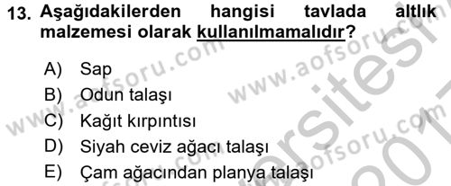 Temel Klinik Bilgisi Dersi 2016 - 2017 Yılı 3 Ders Sınav Soruları 13. Soru