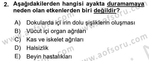 Temel Klinik Bilgisi Dersi 2016 - 2017 Yılı (Final) Dönem Sonu Sınav Soruları 2. Soru