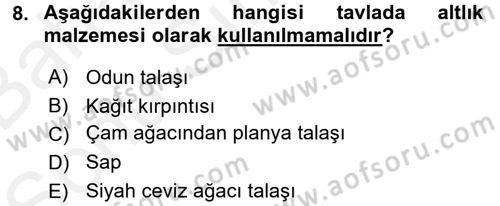Temel Klinik Bilgisi Dersi 2017 - 2018 Yılı (Final) Dönem Sonu Sınav Soruları 8. Soru