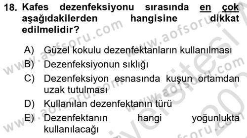 Temel Klinik Bilgisi Dersi 2020 - 2021 Yılı Yaz Okulu Sınav Soruları 18. Soru