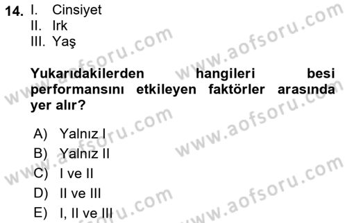 Temel Yem Bilgisi ve Hayvan Besleme Dersi 2022 - 2023 Yılı (Final) Dönem Sonu Sınavı 14. Soru