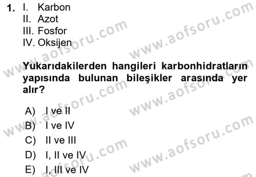 Temel Yem Bilgisi ve Hayvan Besleme Dersi 2024 - 2025 Yılı (Final) Dönem Sonu Sınav Soruları 1. Soru