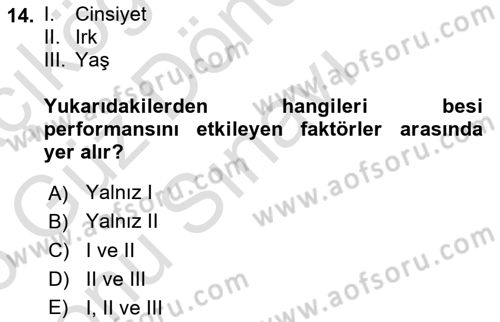 Temel Yem Bilgisi ve Hayvan Besleme Dersi 2025 - 2026 Yılı (Final) Dönem Sonu Sınav Soruları 14. Soru
