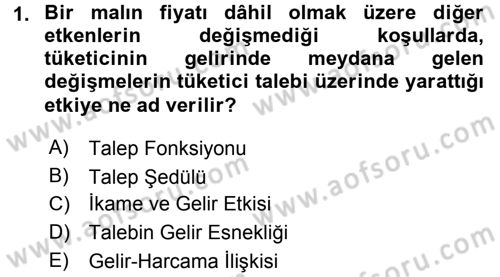 Hayvancılık Ekonomisi Dersi 2015 - 2016 Yılı Tek Ders Sınav Soruları 1. Soru