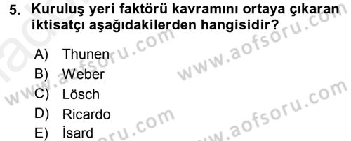Hayvancılık Ekonomisi Dersi 2015 - 2016 Yılı Tek Ders Sınav Soruları 5. Soru