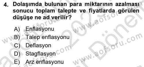 Hayvancılık Ekonomisi Dersi 2023 - 2024 Yılı (Final) Dönem Sonu Sınav Soruları 4. Soru