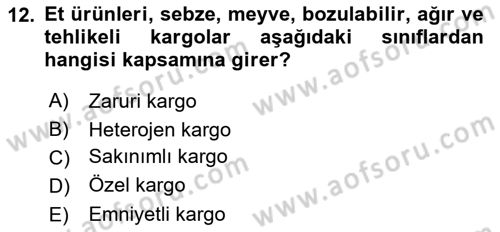 Hayvancılık Ekonomisi Dersi 2024 - 2025 Yılı Yaz Okulu Sınav Soruları 12. Soru