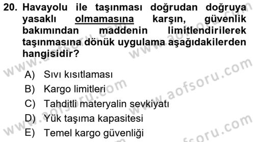 Hayvancılık Ekonomisi Dersi 2024 - 2025 Yılı Yaz Okulu Sınav Soruları 20. Soru
