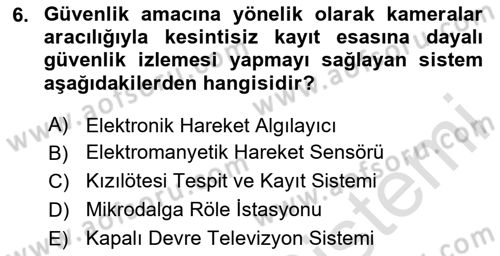 Hayvancılık Ekonomisi Dersi 2024 - 2025 Yılı Yaz Okulu Sınav Soruları 6. Soru