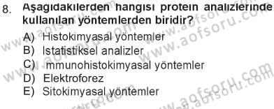 Temel Veteriner Patoloji Dersi 2012 - 2013 Yılı Tek Ders Sınav Soruları 8. Soru