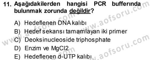 Temel Veteriner Patoloji Dersi 2013 - 2014 Yılı (Vize) Ara Sınav Soruları 11. Soru