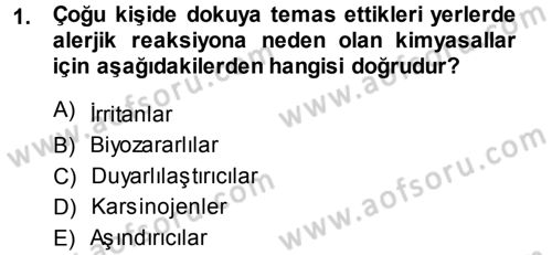 Temel Veteriner Patoloji Dersi 2013 - 2014 Yılı (Final) Dönem Sonu Sınav Soruları 1. Soru