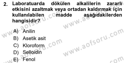 Temel Veteriner Patoloji Dersi 2015 - 2016 Yılı (Vize) Ara Sınav Soruları 2. Soru