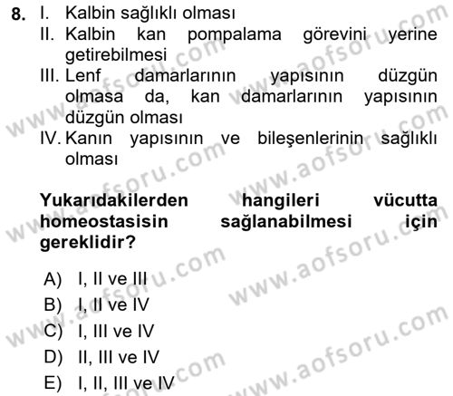 Temel Veteriner Patoloji Dersi 2024 - 2025 Yılı (Final) Dönem Sonu Sınav Soruları 8. Soru