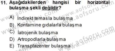 Viroloji Dersi 2013 - 2014 Yılı Tek Ders Sınav Soruları 11. Soru